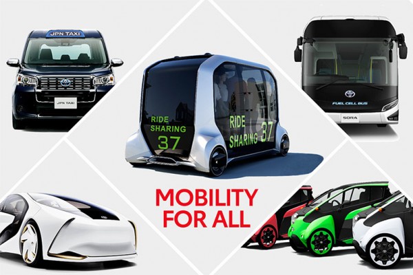 Toyota supporterà la mobilità ai Giochi olimpici e paralimpici di Tokyo 2020